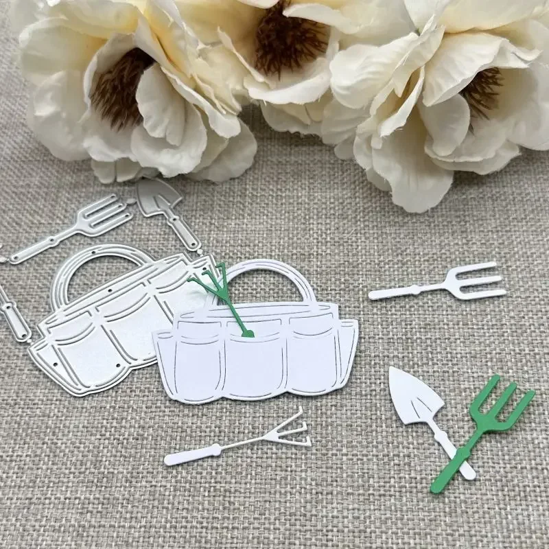 Jardinage Gartengeräte Metall-Stanzformen Schablonen für DIY Scrapbooking Dekorative Handarbeit Stanzschablone Form