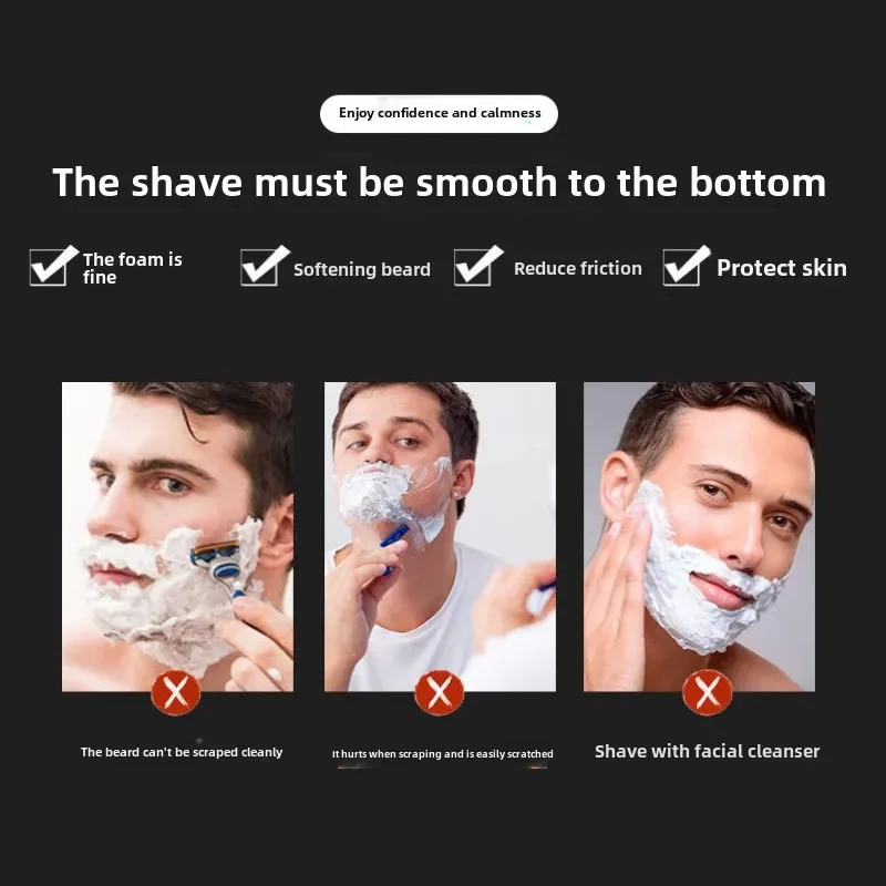 طقم صابون حلاقة من خشب الصندل للرجال مكون من 3 قطع معطر مع وعاء وفرشاة خشبية لتليين اللحية أداة حلاقة رغوية يدوية