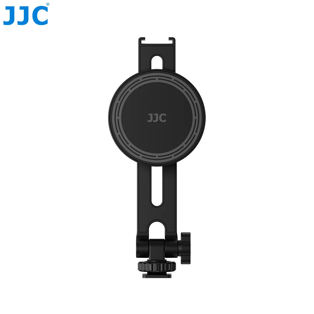 JJC Magnetic Phone Mount Camera Phone Holder for iPhone 17 16 15 14 with Cold Shoe 1/4 Thread Tripod Mount Vertical Horizontal