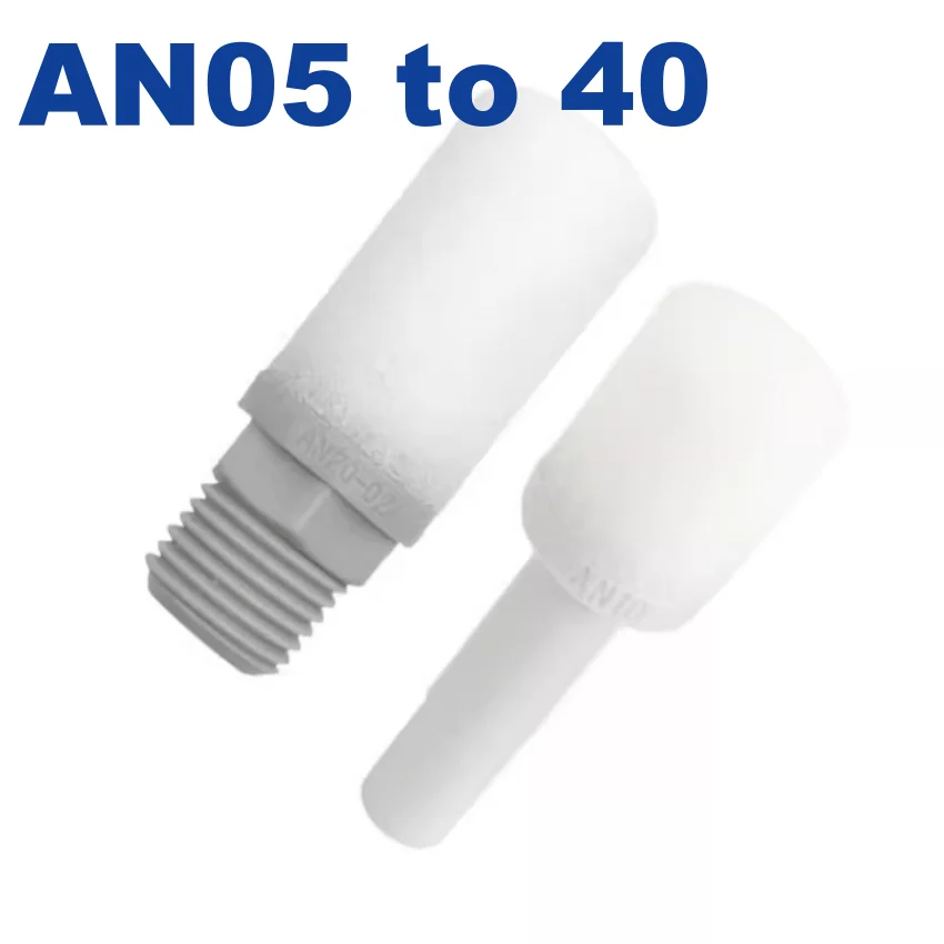 AN AN05-M5 New Origi AN10-01 AN15-02 Silence Regulator Resin Type Male Thread AN20-02 AN30-03 AN40-04 AN10-C06 AN15-C08 AN20-C10