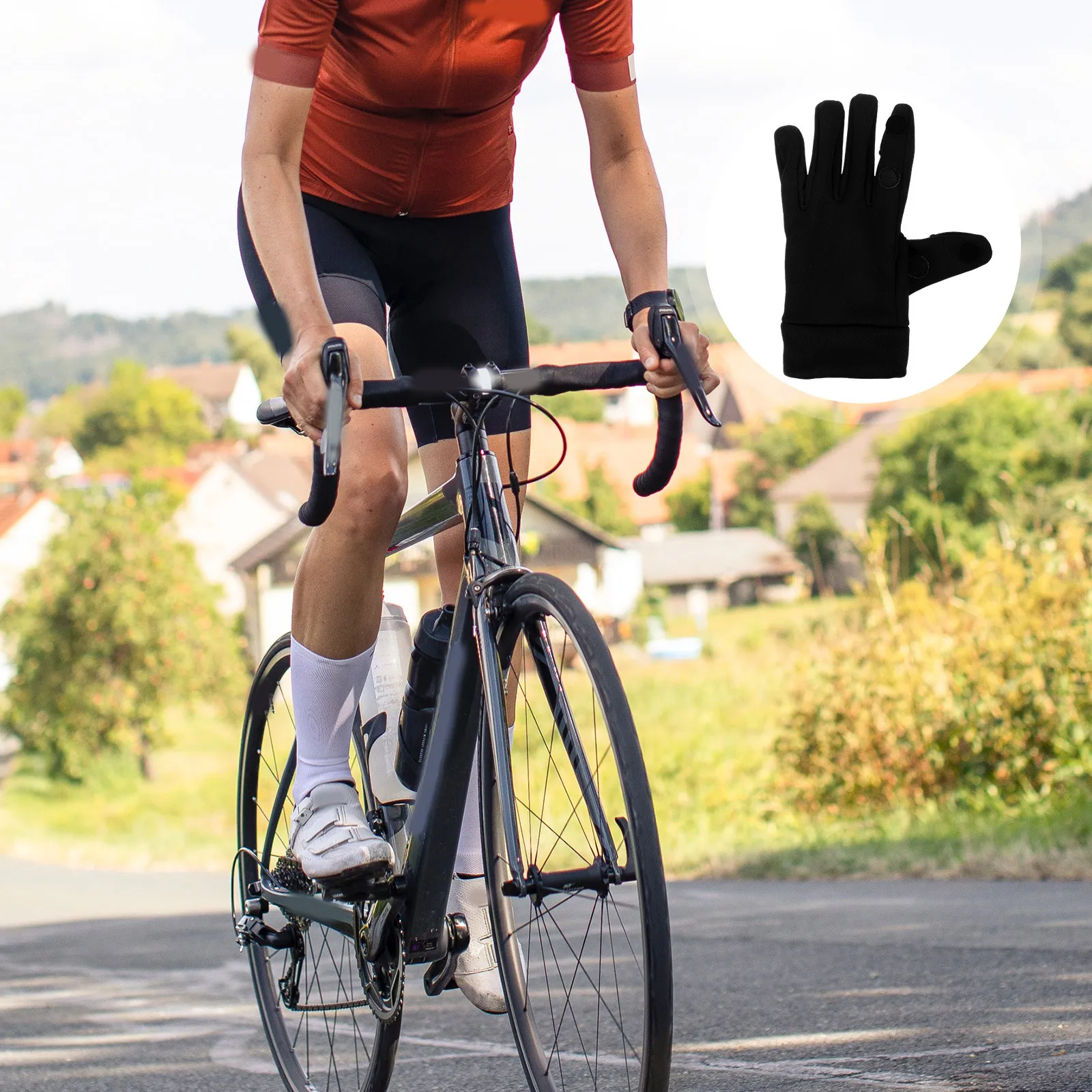 

1Pair Warm Gloves for Men Winter Touch Screen Cycling Motorcycle Outdoor Riding Cold Weather Motorcycle Gloves