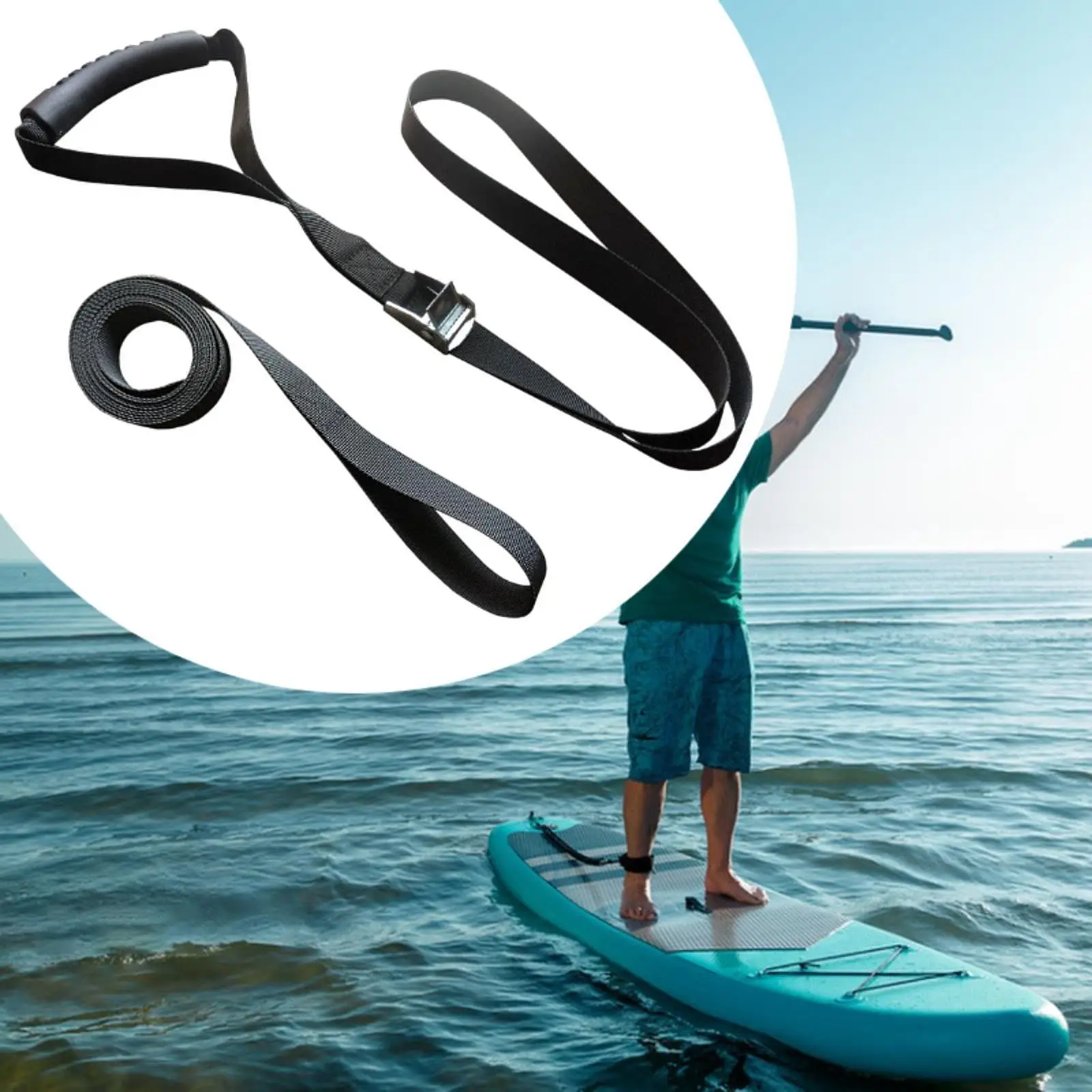 

2 шт. ремня для подтягивания и тяги каяка, многофункциональные ручки для буксировки каноэ, аксессуары для каяка, ремень для буксировки каноэ