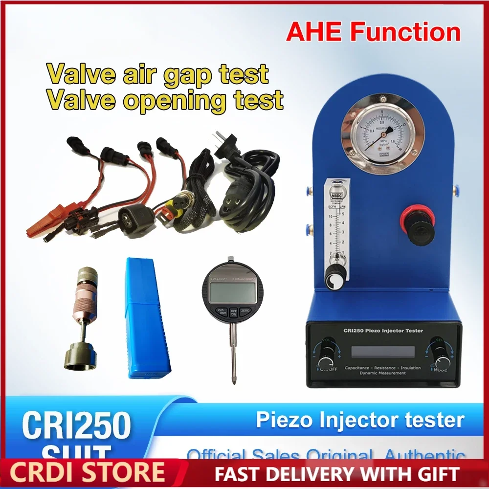 CRI250 For Siemens Piezo Injector Tester Whith AHE Dynamic Lift Stroke Measuring Instrument Common Rail Injector Tester