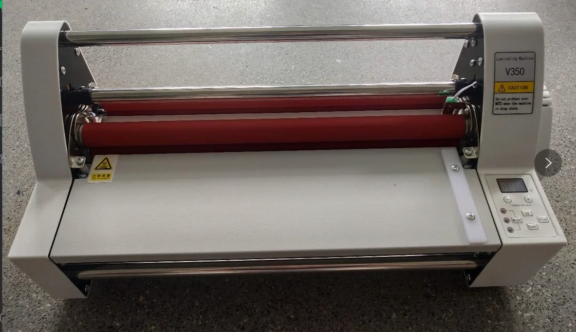 Single and Double Side Cold and Hot Roll Laminator for A3/A4/A5/A6 340mm Width 80-350g Thickness Factory Price