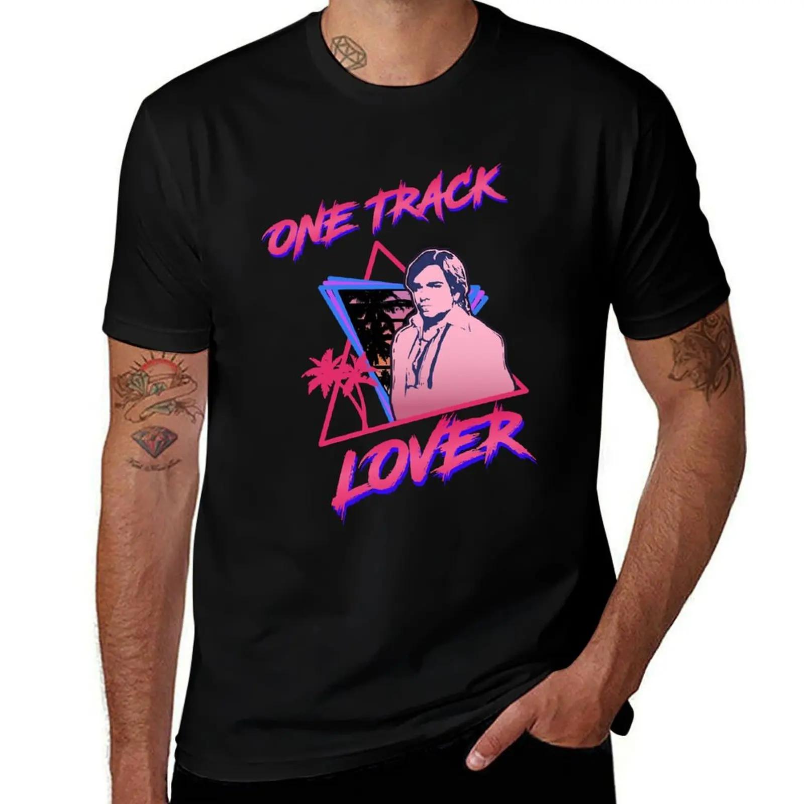 

Gift For Everyone Gifts Idea One Track Lover Art Vintage Photograp T-Shirt anime t shirts for man T-Shirt