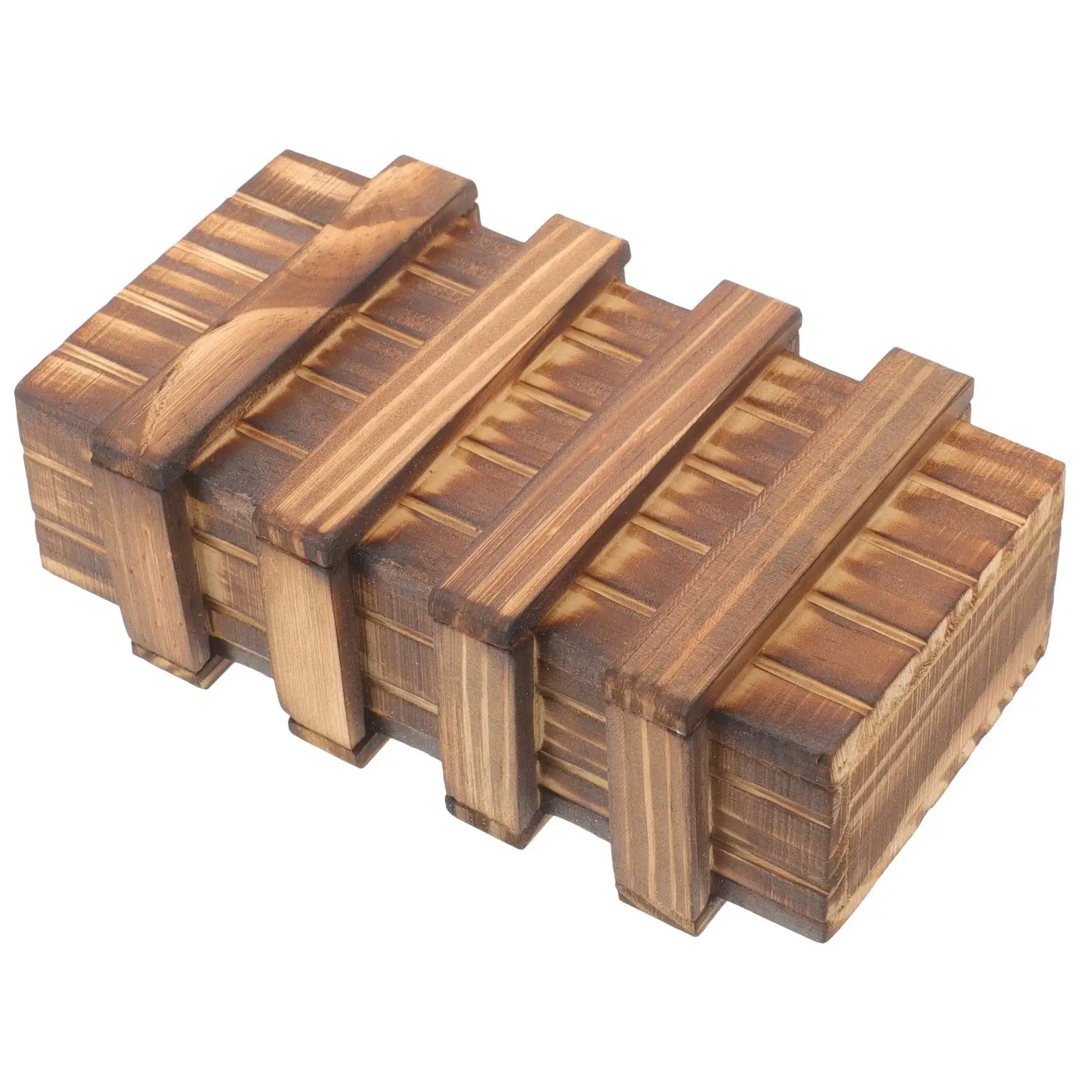 Wooden Storage for Cash Keys Safe Portable Durable Protect Small Items Vehicle Use Money