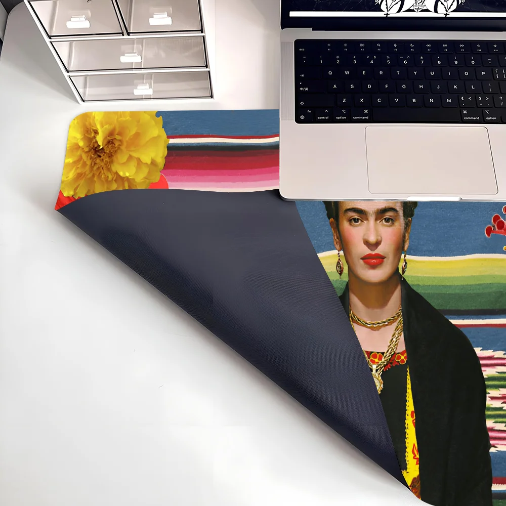 Frida Kahlo Mousepad Large Keyboard Desk Mat Gaming Mouse Pad LockEdge Non-slip Mat