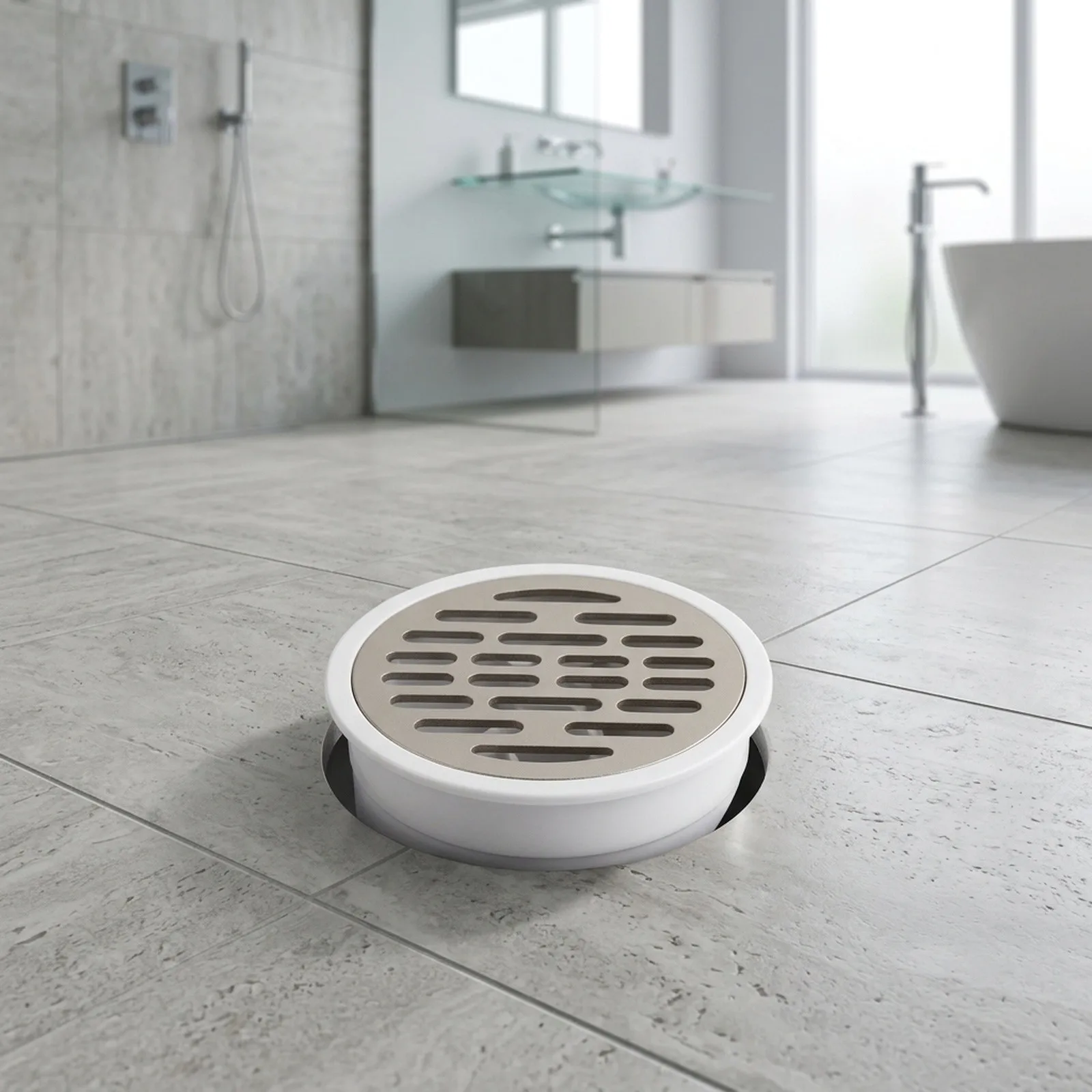 Bathroom Floor Drain PVC Floor Drain Bathroom Renovation Built-in Drain Smell Prevention DIY Installation Leak for protection