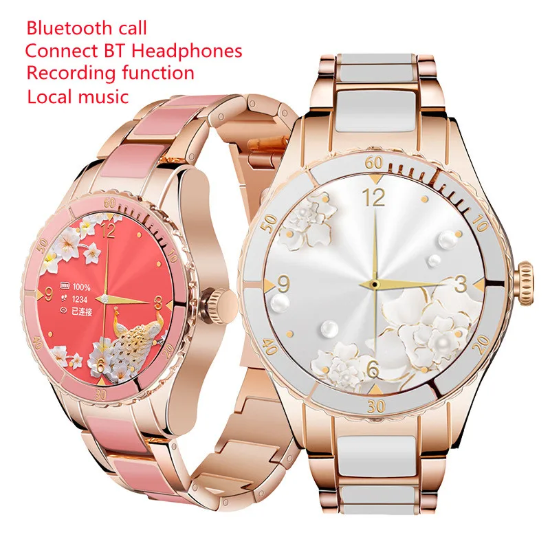 Z73 Bluetooth Call Smart Watch Ladies Local Music MP3 Player Recording Female Sports Fitness Tracker Heart Rate Blood Pressure