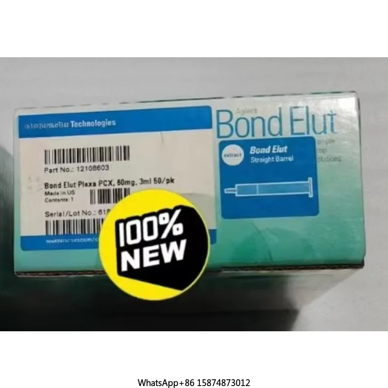 FOR Agilent 12108603 Bond Elut Plexa PCX Solid Phase Extraction Column 60mg/3ml 50 /PK 1 PK