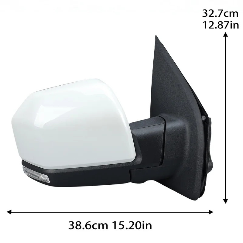 High Quality 18+4 Pins Double Plug Power Folding Right Side Rearview Mirror Assembly Fit For Pickup 2015-2020