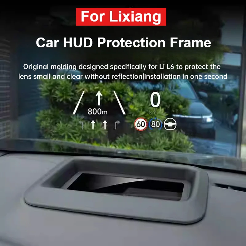 

For LI LiXiang L6 L7 L8 L9 Car Heads Up Display Protection Frame Car HUD Interior Decoration Accessories Fit Ideal L6 L7 L8 L9