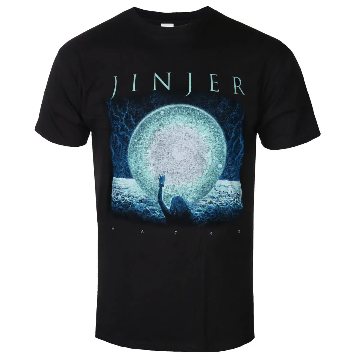 JINJER Macro Printed 100% Cotton T-shirt, Unisex, Summer Street Casual Sports Style Classic Band T-shirt