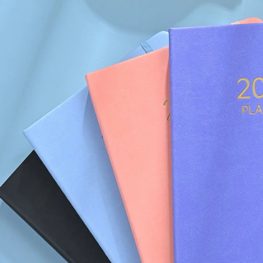 Gifts 2027 Daily Planner Notebook A5 with Elastic Band Hardcover Journal Notebook Diary Notebook Office Planning