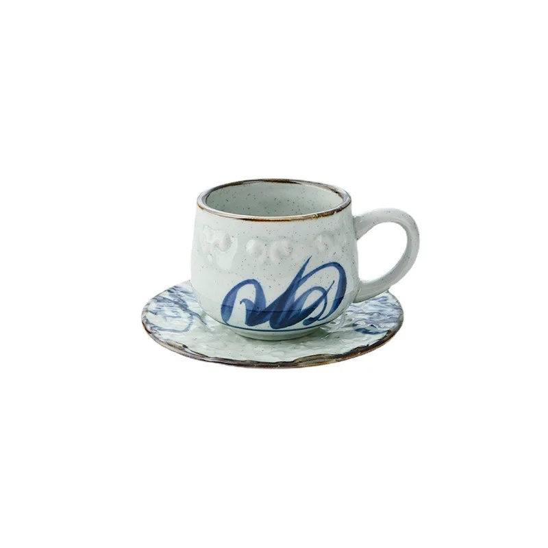 

Japanese Creative Teacup Souvenir Hand-painted Household Couple Commercial Mug Coffee Cup Set