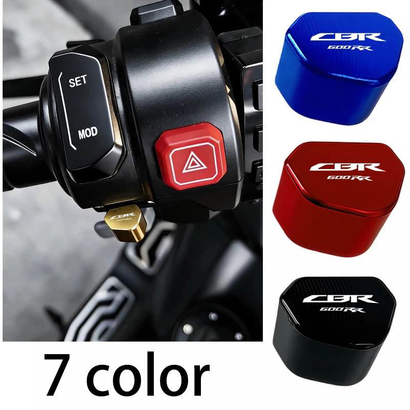 

2026 Accessories For Honda CBR CBR600RR CBR600F CBR 600 Mototcycle CNC Switch Button Turn Signal Switch Key cap