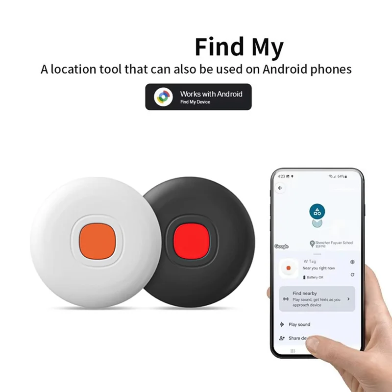 APPLIA-Google Find My Device dla Android Airtag Tracker Smart Tag Bluetooth Search Locator Tracking Finder