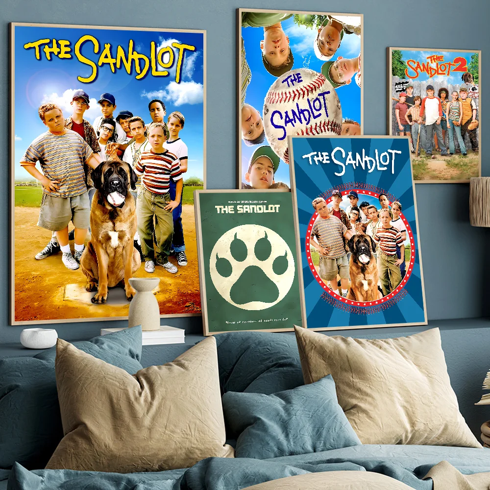 

The Sandlot DIY Sticky Poster Whitepaper Prints Posters Artwork Vintage Decorative Painting