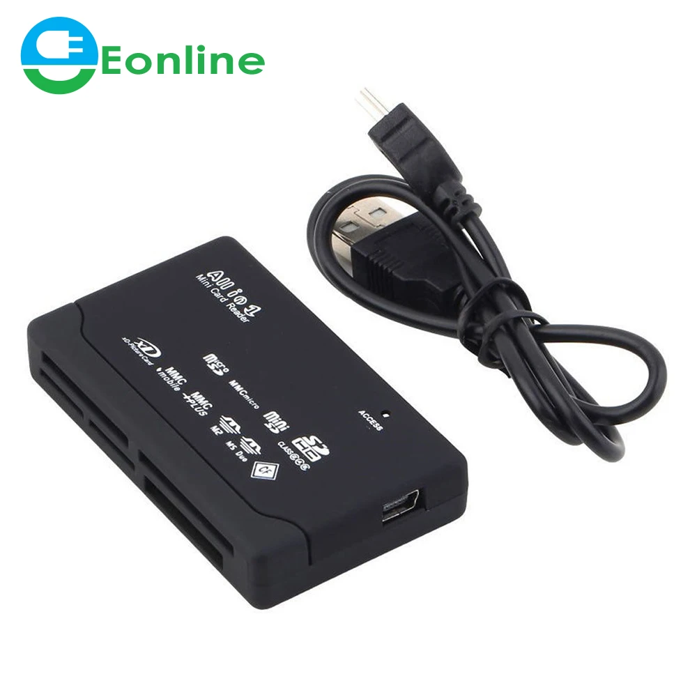 

Устройство для чтения карт TF MS M2 XD CF USB 2,0 480 Мбит/с