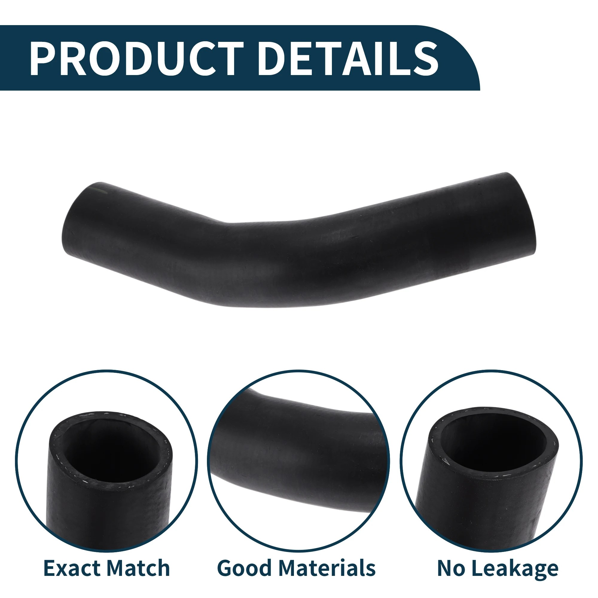 Motoforti mangueira do radiador aquecedor mangueira de saída do radiador tubo no.1657131160 para lexus gs350 06-11 tubo de água de borracha preto 1 pc
