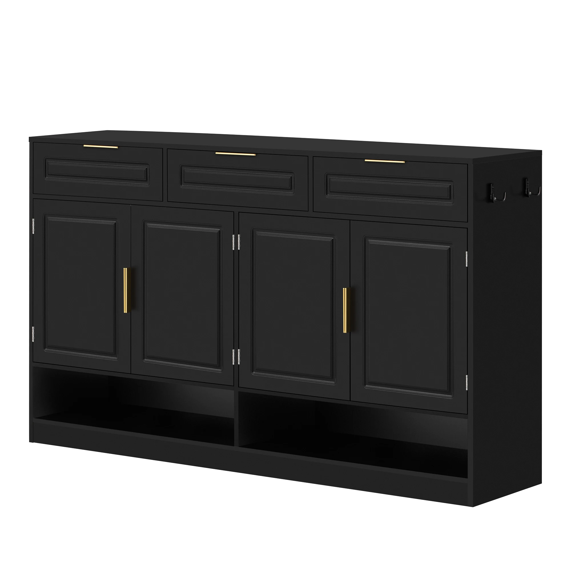 # Modern Sideboard Buffet 3 Drawers 4 Doors 59.1