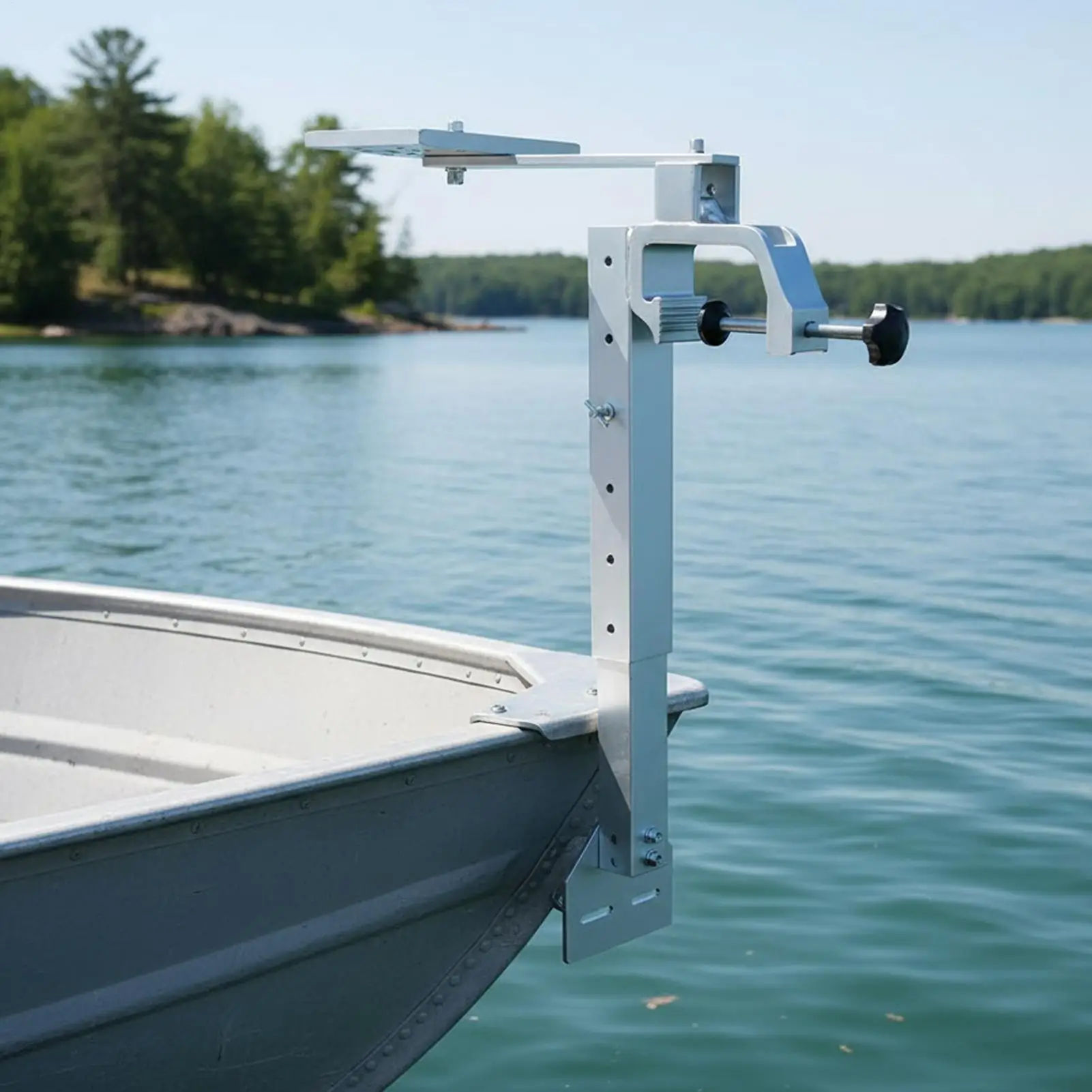 كاياك صياد السمك جبل الارتفاع قابل للتعديل 360 درجة الدورية المعدات صياد السمك حامل للقارب في الهواء الطلق مسار المياه السكك الحديدية #3