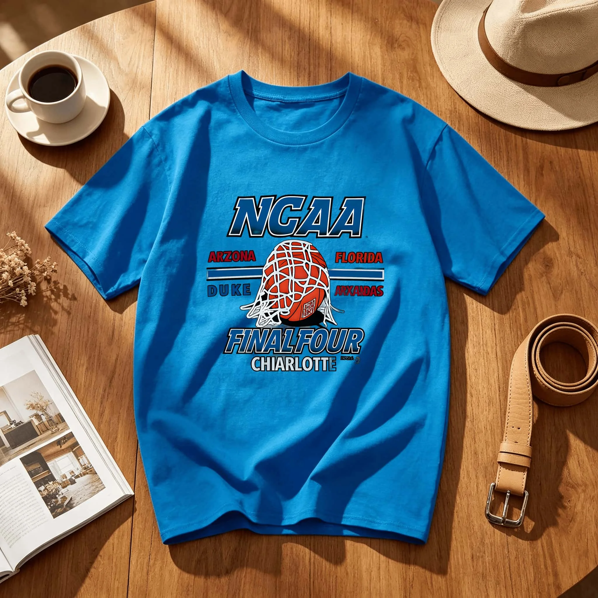 Ncaa Final Four Basketball Charlotte Team Logo Ncaa Final Four Basketball Charlotte Team Logo Vintage Streetwear Y2K Aesthetic T