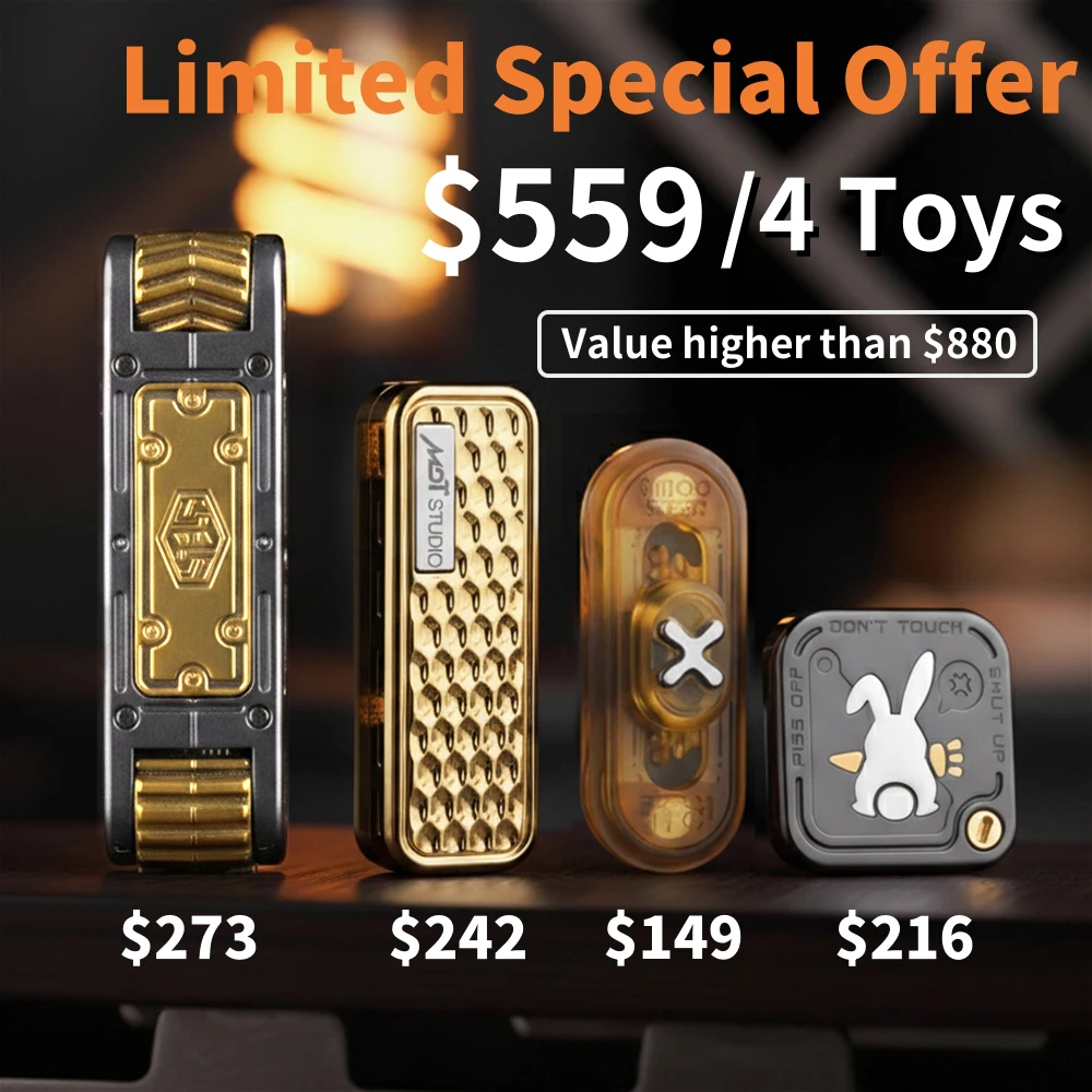 

Ограниченное специальное предложение, 4 шт., игрушки-непоседа для взрослых MOT SEKI EDC, слайдер, игрушка для снятия стресса, аксессуары для офисного стола, новинка, игрушка