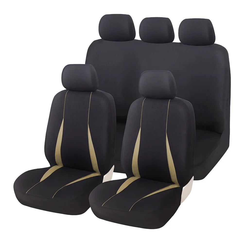 

Car seat cover universal full cover fabric all seasons soft and comfortable anti-dirty and anti-aging front rear seat protection