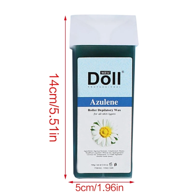 خرطوشة إزالة الشعر بالشمع كريم شمع لازالة الشعر الطبيعي مزيل شعر الجسم الطبيعي بكرة تسخين شمع للنساء والرجال 918D