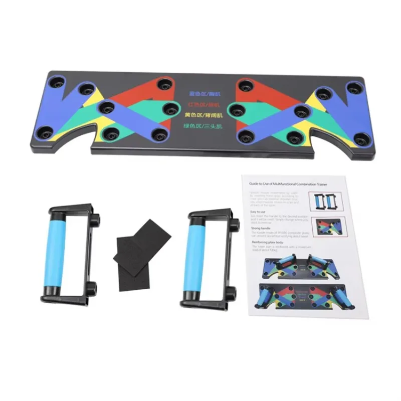 Harbour Fitness Portable Multi-Function Adjustable 9 in 1 Push up Stand Rack Board Push up Bar