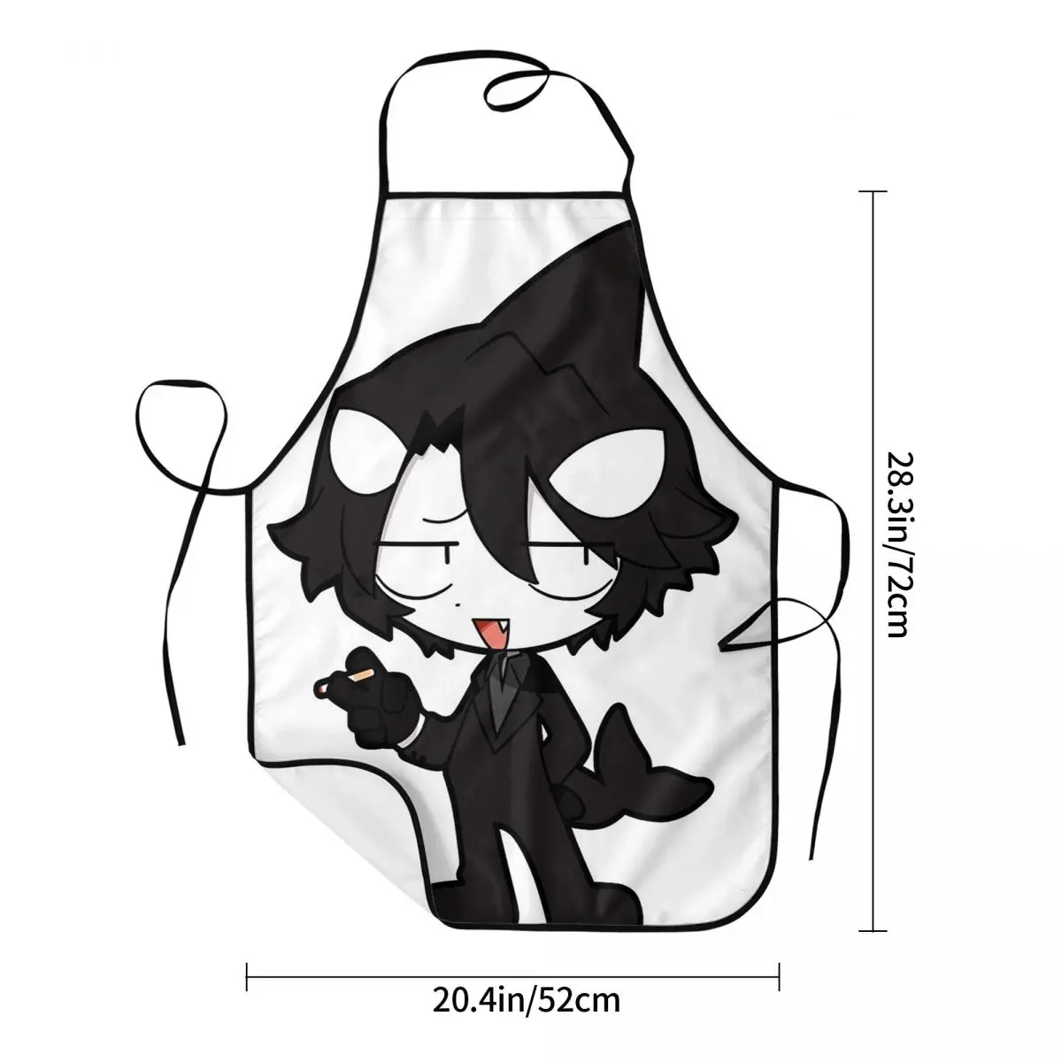 مريلة Idate Chef Cooking Cuisine Tablier بدون أكمام مريلة تنظيف المطبخ للنساء والرجال #3