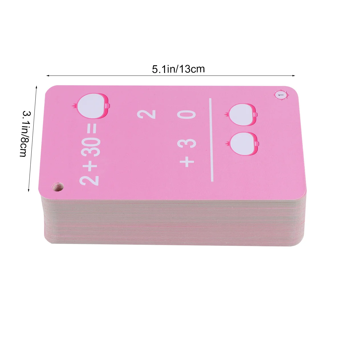 1Set Basic Math Skills Flash Cards for Kids 4 Game for Ages 5 7 9 Early Childhood Education