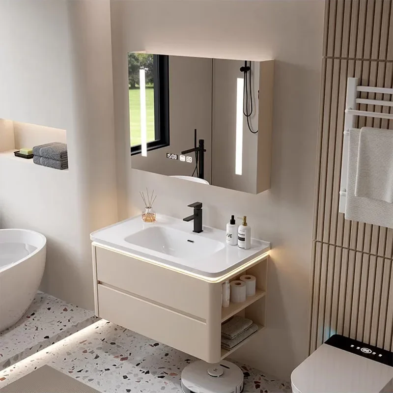 

Vintage Nedroom Bathroom Vanity Salon Nobs Vintage Ventilation Bathroom Vanity Rack Nail Gabinete Para Banheiro Furniture