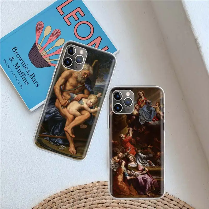 Spain Francisco Goya Art Clear Case For iPhone 11 13 14 Pro 15 Pro Max 12 Mini 16 XR X XS Max 7 8 Plus Clear TPU Phone Cove