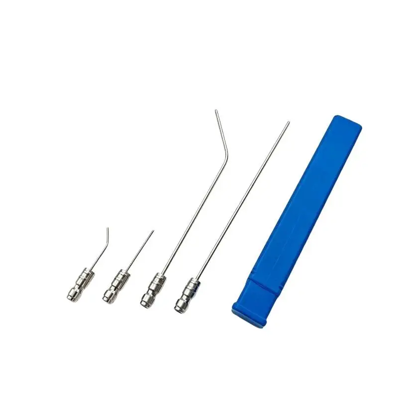Stainless Steel High Pressure Cleaning Needle Cross Hole 1/4 Quick Connector for Roof Gutter Moss Debris Clearing