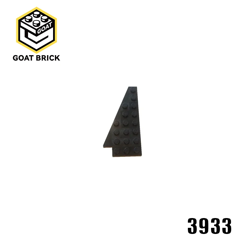 10Pcs MOC Parts 3933 Wedge Plate 8 x 4 Wing Left Compatible Bricks DIY Assmble Building Blocks Particle Kid Puzzle Toy Gift