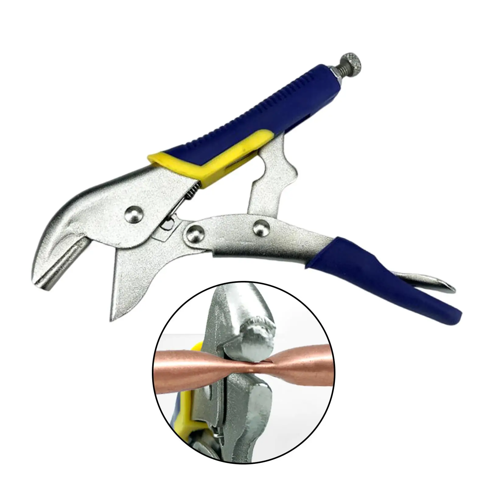 B Type Pinch Pliers Locking Pliers Brass Pipe Sealing Pliers Ergonomic Handle Hose Pinch Pliers for Farm