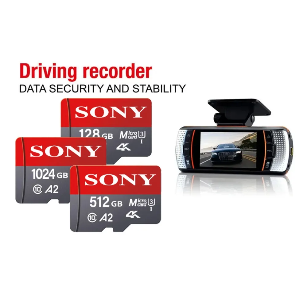 Original SONY New 2TB Micro TF Mini SD Card 1TB 256GB 512GB 128GB TF Memory Flash Card for Phone/Computer/Camera Dropshipping