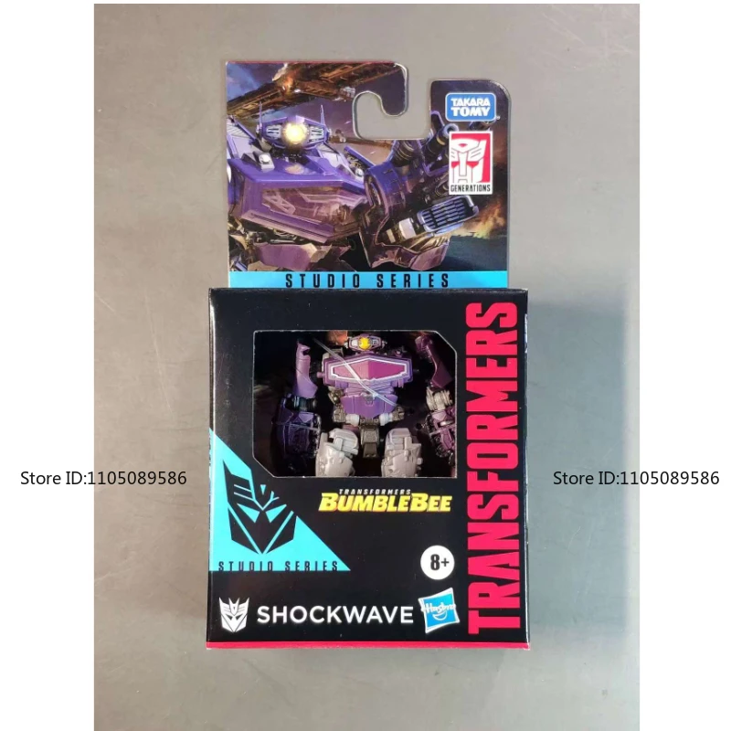 

Совершенно новый в оригинальной коробке, трансформер G1, фигурки Shockwave, украшение для студии, фигурки, украшения, робот, игрушка, праздничные подарки