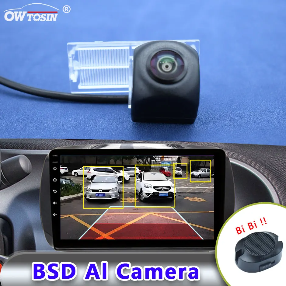 

AHD 1080P ADAS AI Car Vehicle view Camera For Renault Koleos II 2016 2017 2018 2019 2020 BSD Blind Spot Radar Alarm Monitor