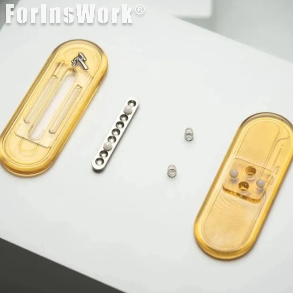 Juguetes de Metal Dz Top H deslizador de empuje mecánico ultrafino Fidgets Slider juguetes geniales Gadgets Fidgets Toys