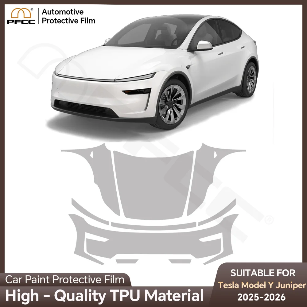 

For Tesla Model Y Juniper 2025 Scratch Resistant TPU Invisible Car Body Pre-Cut Paint Protection Film Car Clear Bra Kit Sticker