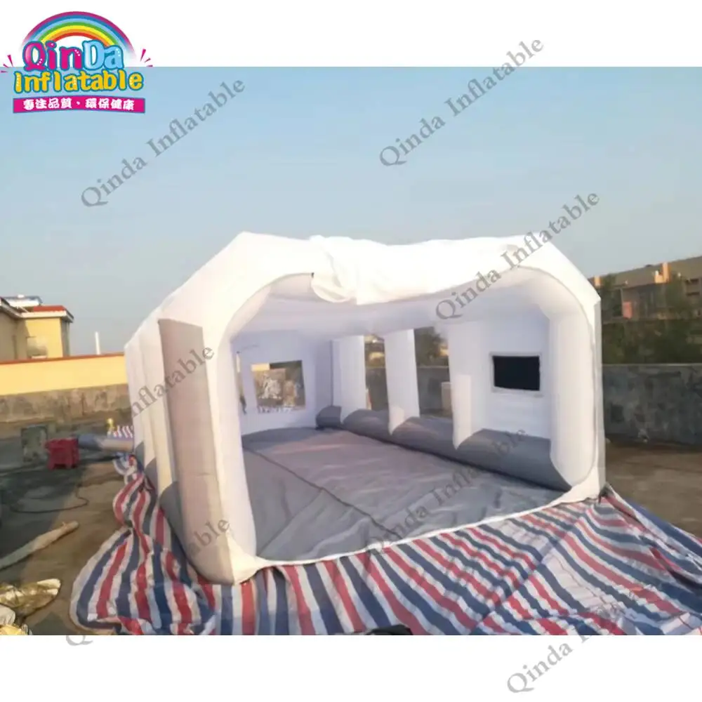 6X4x2.5M Portable Inflatable Paint Booth Used Inflatable Spray Booth Inflatable Paint Tent For Car Spraying