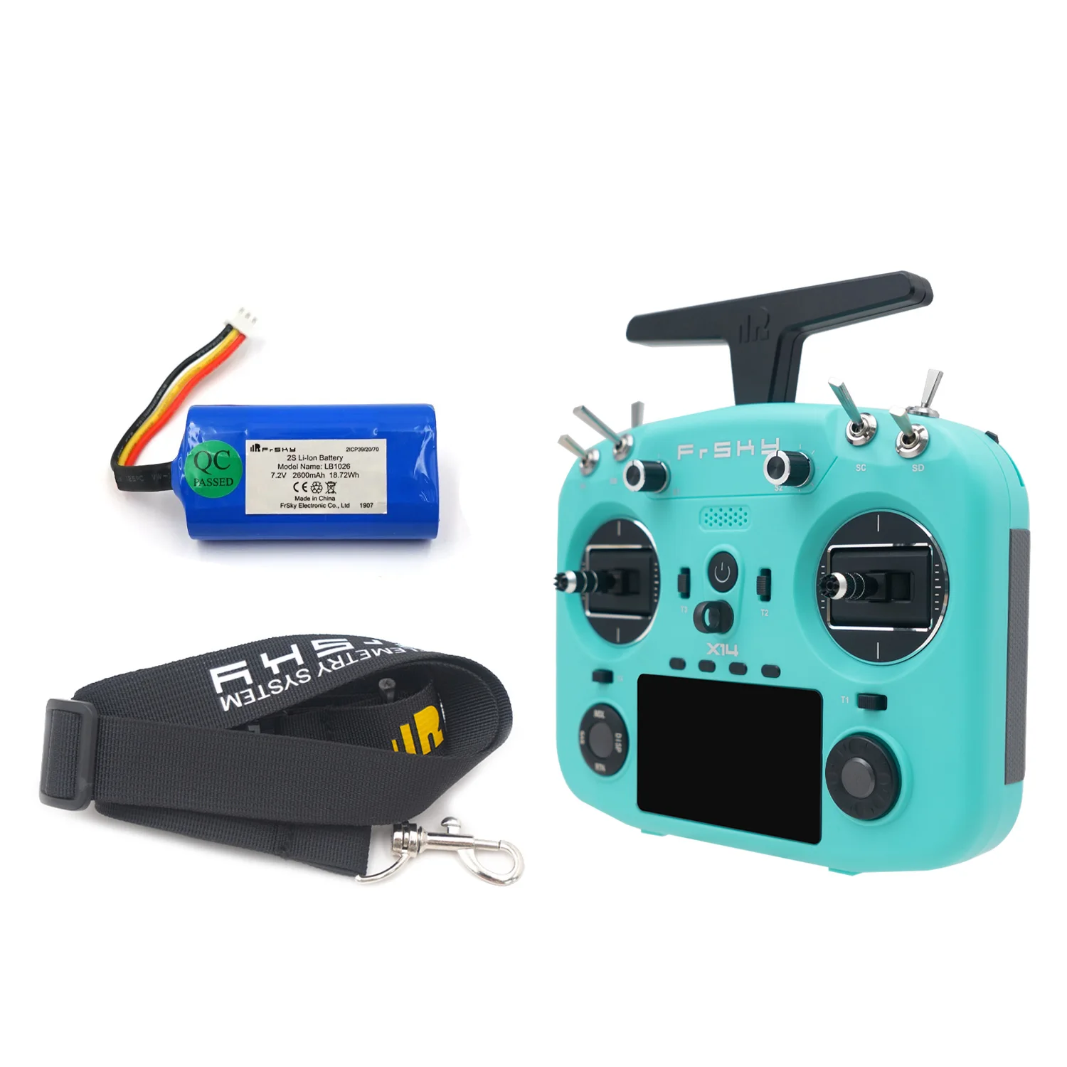 FrSky TWIN X14 Dual 2.4G 24CH RC Radio System – High-Speed Low-Latency Transmitter with TW Mode and ACCST D16/ACCESS