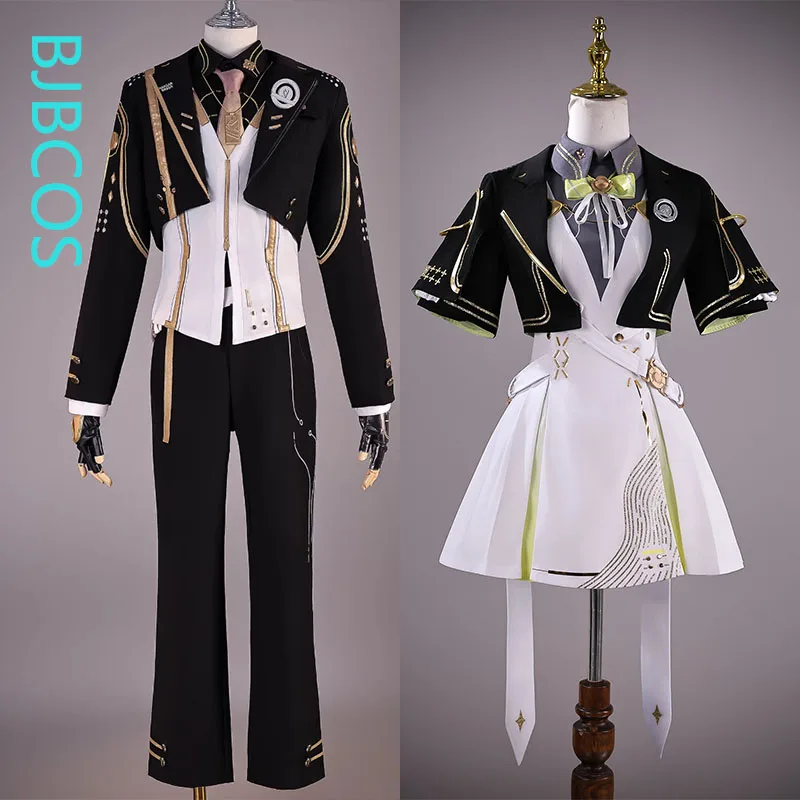 

Wuthering Waves Rover Cosplay Costume Female School Uniform Perpetual Spark New Skin Outfit Halloween Party for Women Props