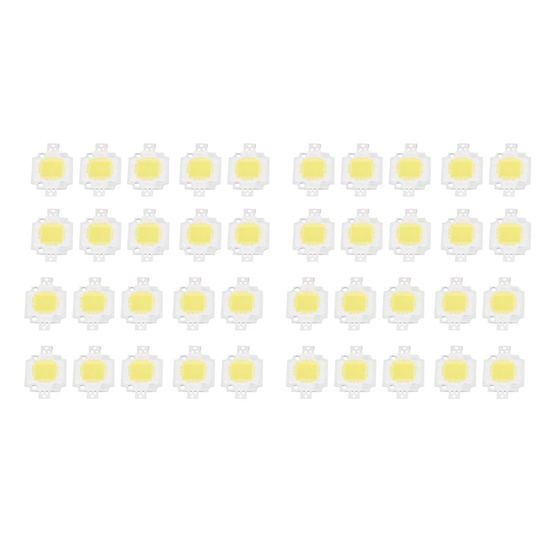 

40PCS 10W LED Pure White High Power 1100LM LED Lamp SMD Chip Light Bulb DC 9-12V