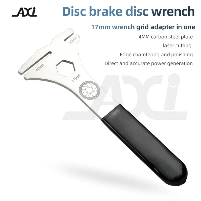 

MTB Bike Bicycle Disc Brake Rotor Alignment Truing Tools Mountain Bicycle Disc Flattening Correction Wrench Stainless Steel Tool