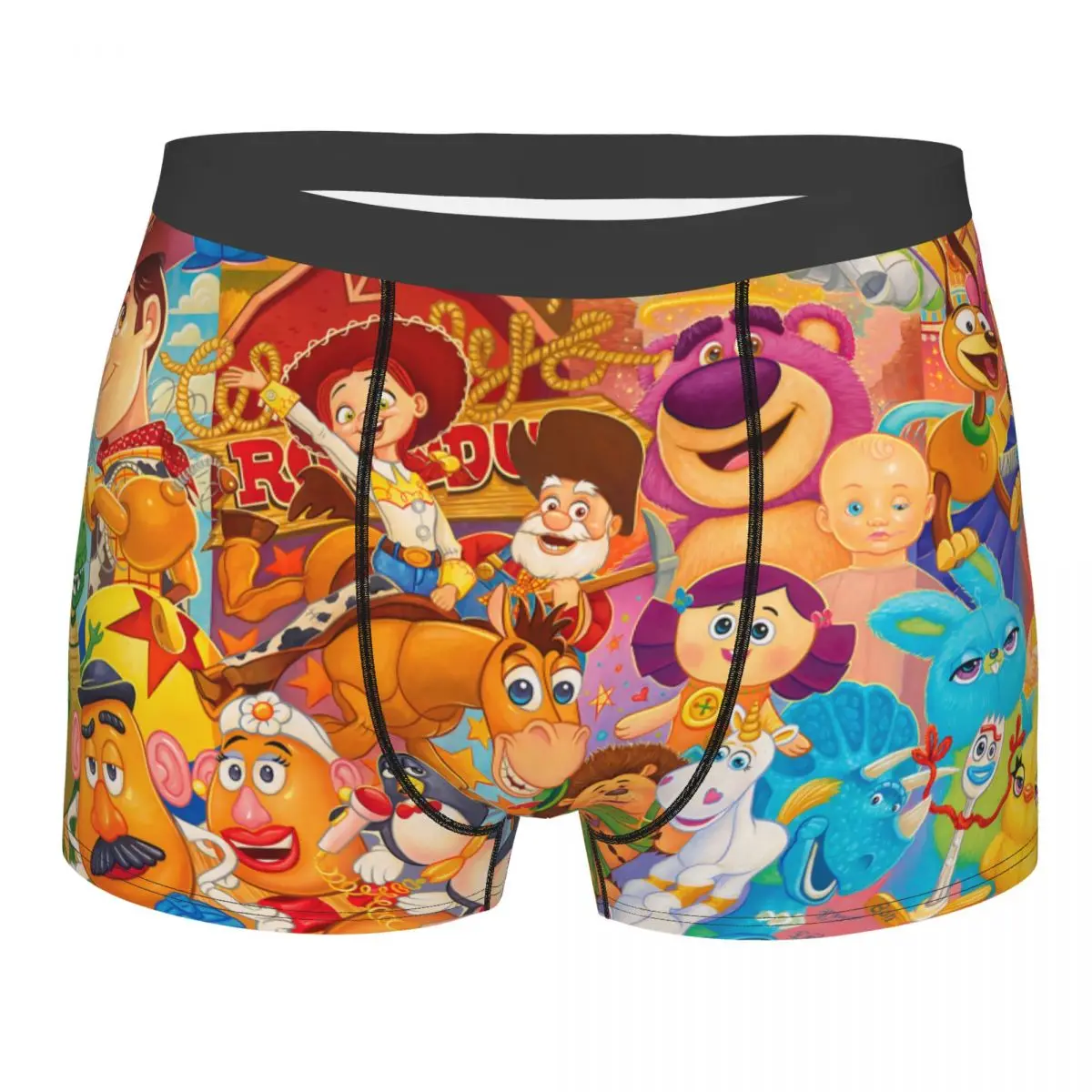 Custom Cartoon Toy Story Pattern Boxer Shorts For Homme 3D Print Underwear Panties Briefs Soft Underpants