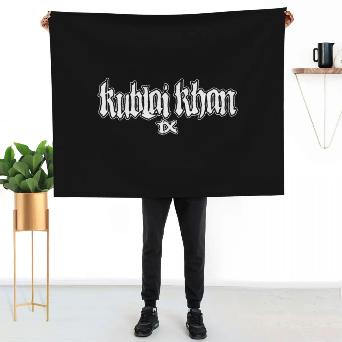 

Kublai Khan TX Throw Blanket Stain Resistant Cozy Warm Blanket